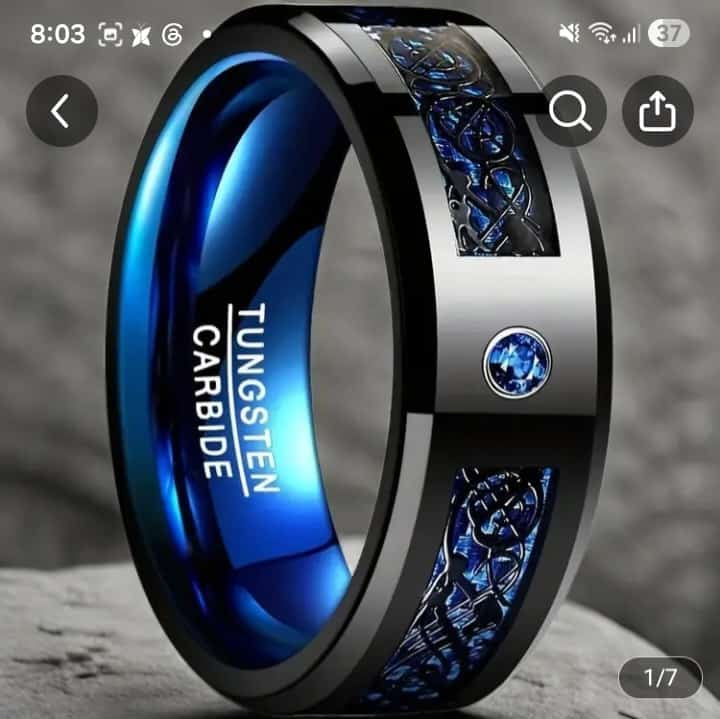 Tungsten Carbide Retro Ring